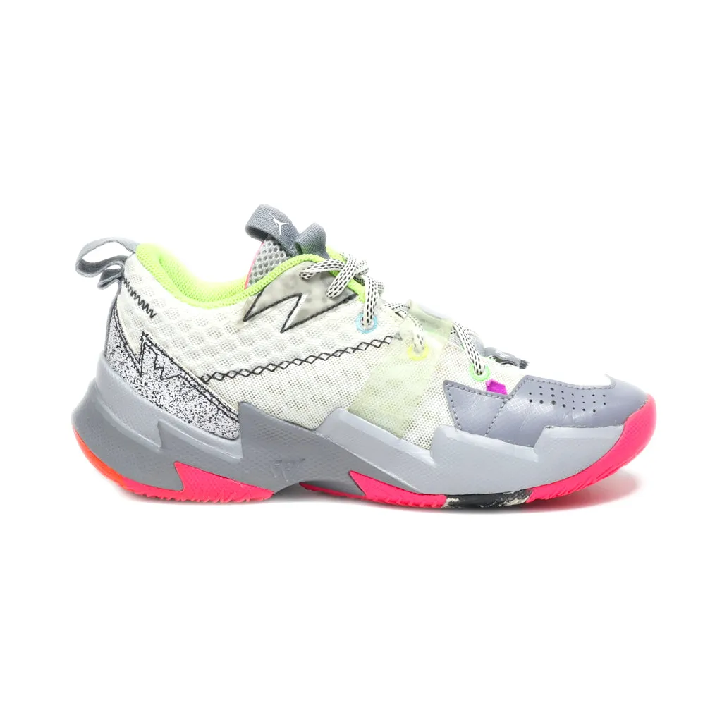 Air Jordan Why Not Zer0.3 'Zer0 Noise' Sport Shoes Fabric Grey Colour For Kids