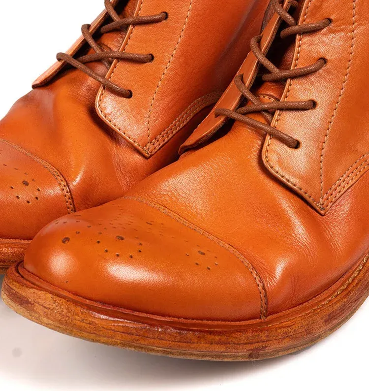 High Top Casual Leather Ankle Boots