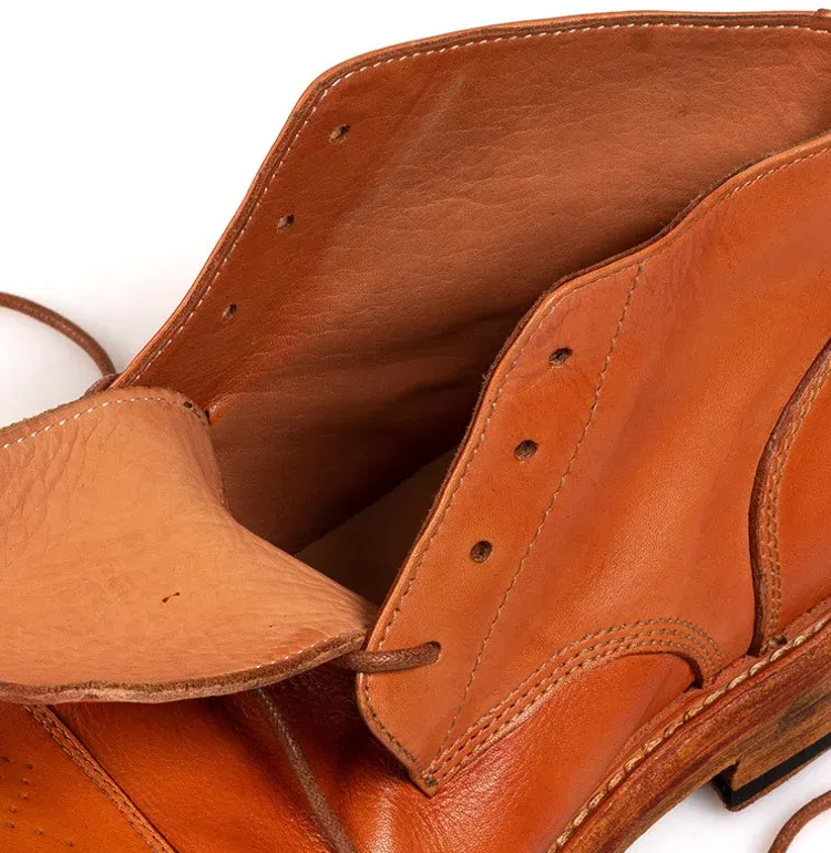 High Top Casual Leather Ankle Boots