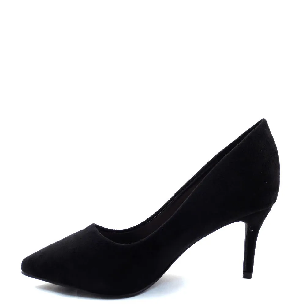 Love Mark Classic Closed Pointy Toe Pump Heels - Marque