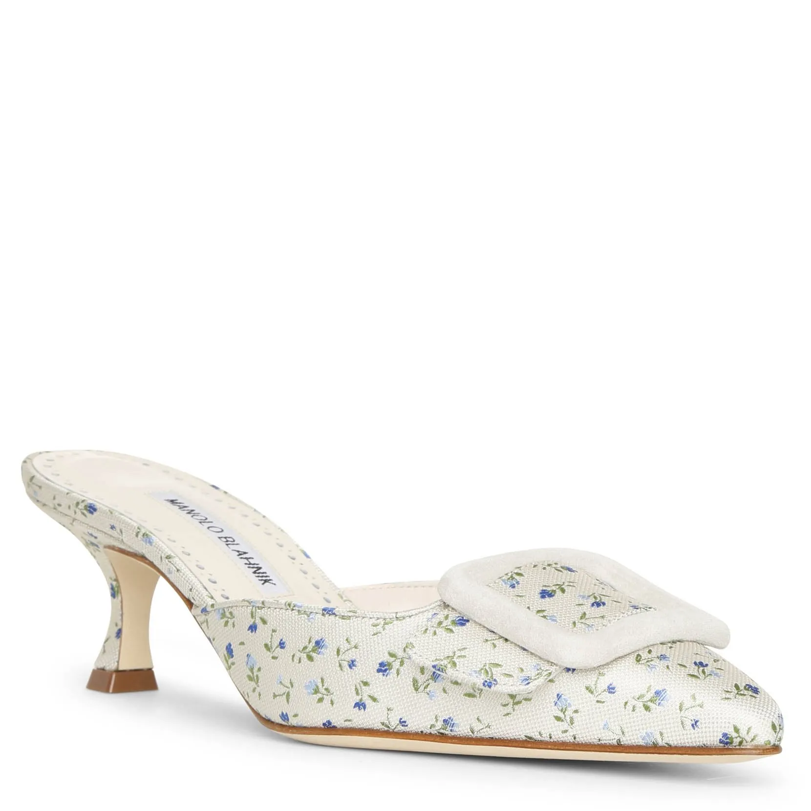 Maysalebi 50 floral mule pumps