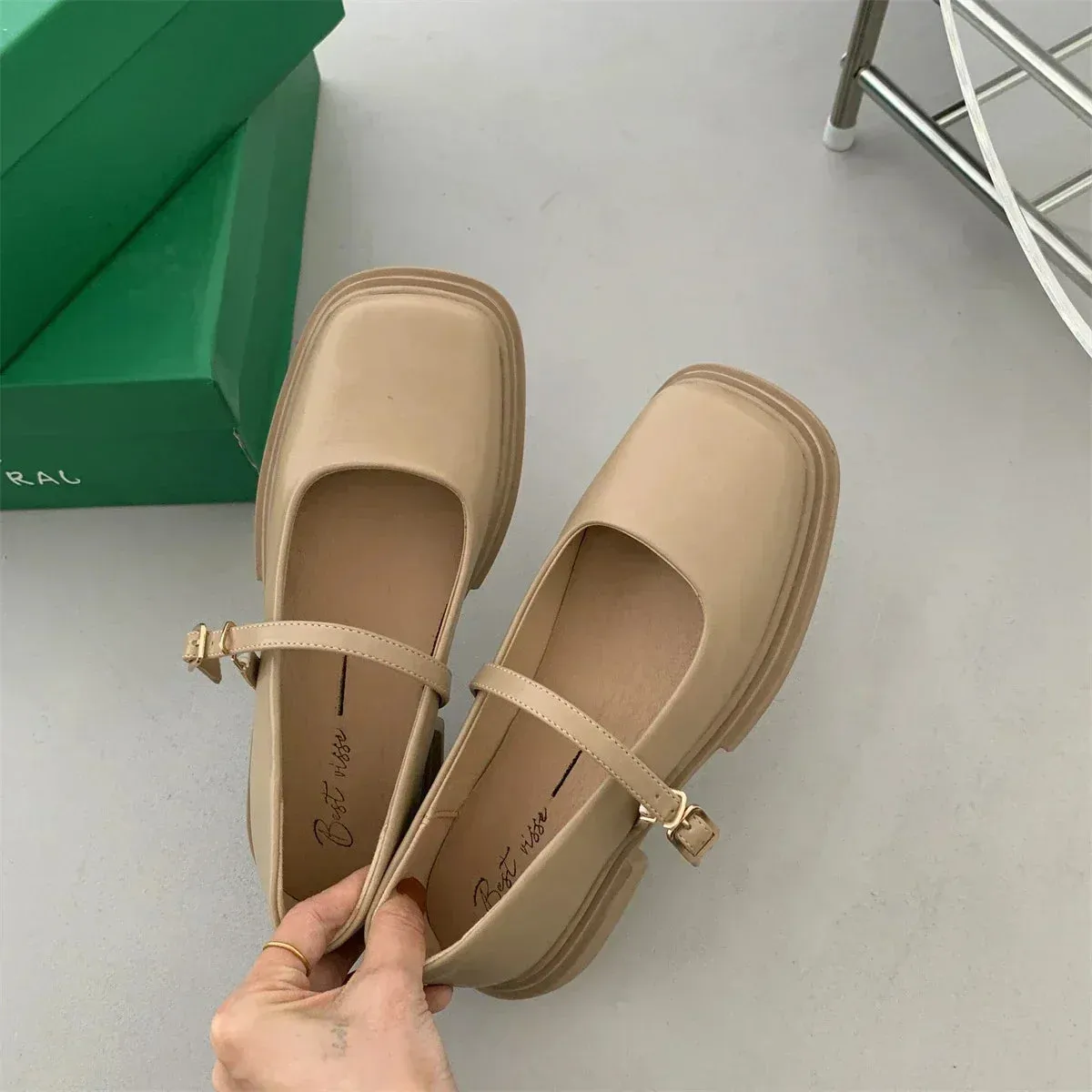 Square Toe Classic Pumps