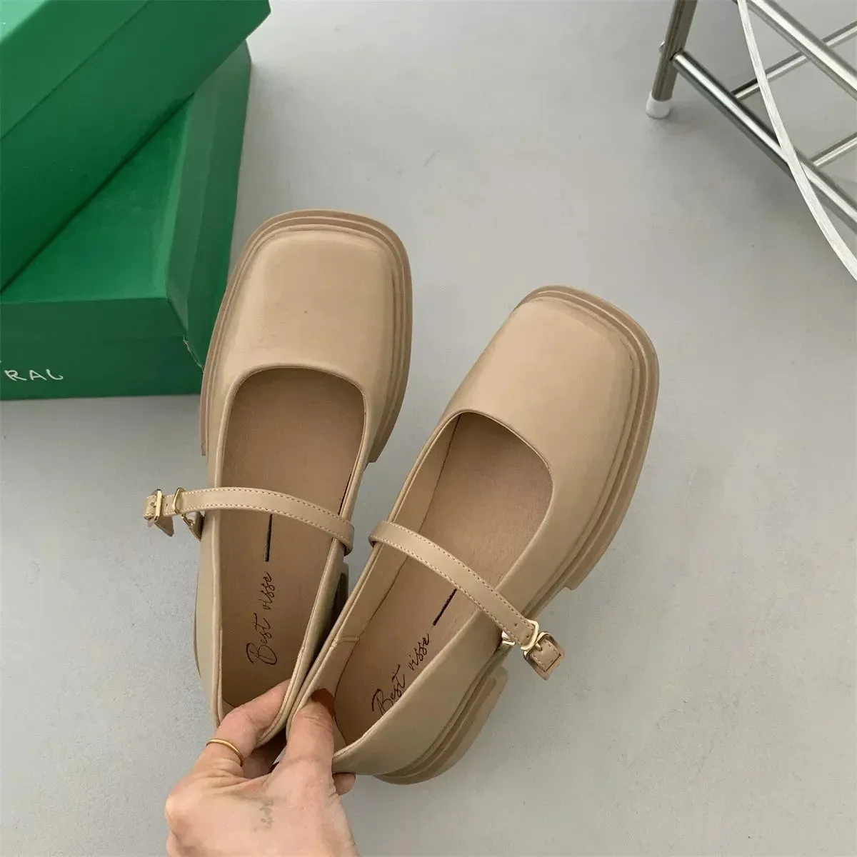 Square Toe Classic Pumps