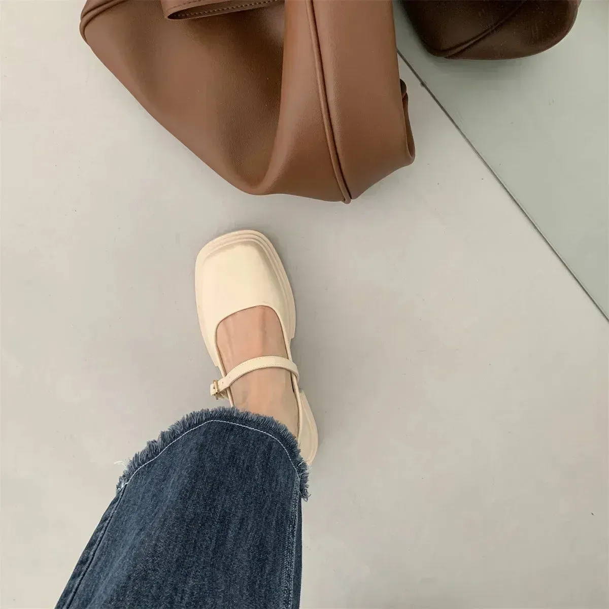 Square Toe Classic Pumps