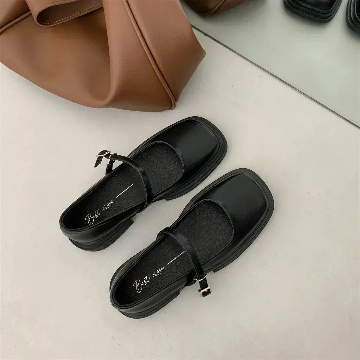 Square Toe Classic Pumps